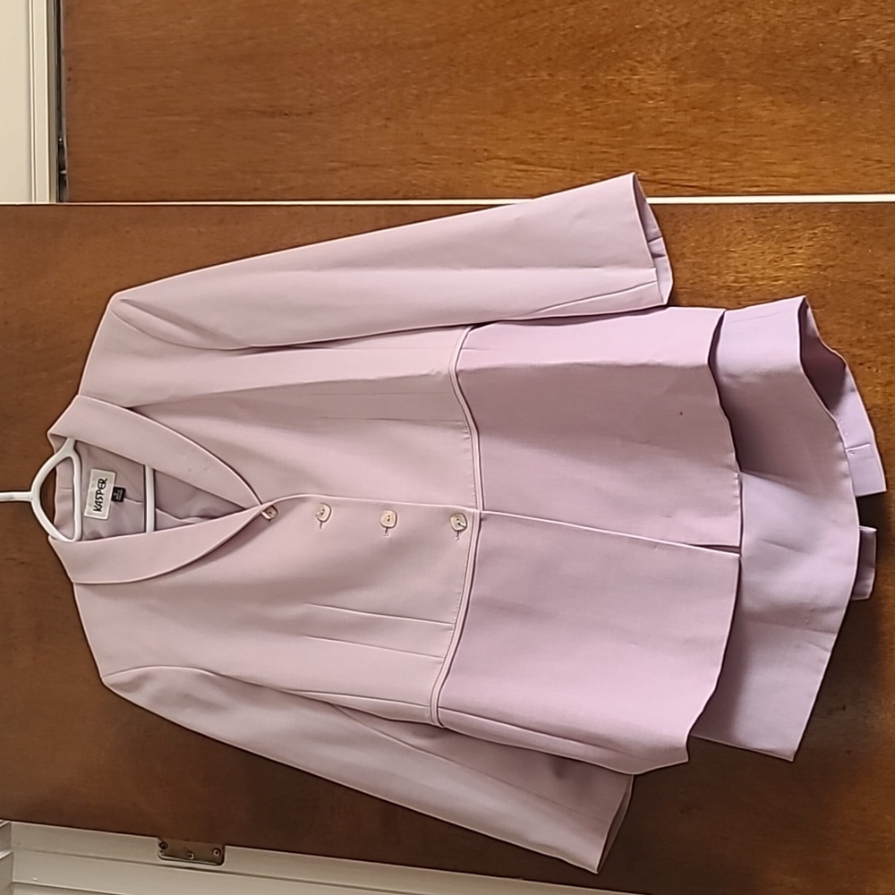 2 for $75 - Kasper Women’s Size 16 - Lavender Blazer & Matching Skirt